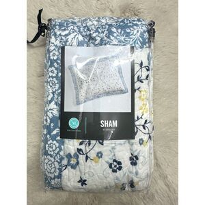 Martha Stewart Collection - Floral Scallop Vine 100% Cotton Standard Sham NEW